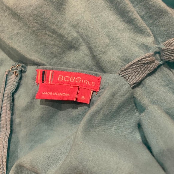 VINTAGE Y2K BLUE BCBG GIRLS HALTER DRESS - Picture 4 of 4